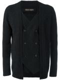 waistcoat insert cardigan 