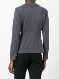 wrap front blazer