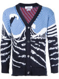 ocean pattern cardigan