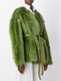 belted shearling jacket