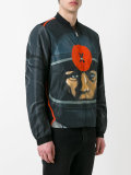 Target Print bomber jacket