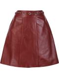 A-line 'Biker' skirt