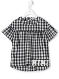 checked blouse 