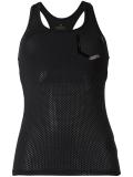perforated racerback tank top