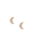 'Mini Moon Biography' stud earrings