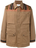 embroidered panel field jacket 