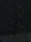 粗针织衬里毛衣