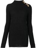 ribbed turtleneck sweater