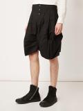 pleated detailing shorts