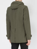 collared hooded jacket