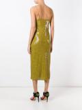sequinned fitted dress
