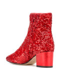 sequinned ankle boots