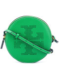 perforated logo crossbody bag