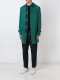 single breasted midi coat 