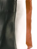 block colour shoulder bag