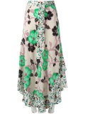 floral print skirt 