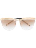 oval frame sunglasses