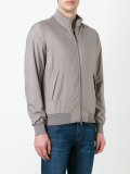 zipped bomber jacket 