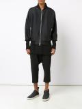 elasticated cuffs bomber jacket