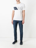 leaf print T-shirt 