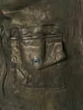 off-centre zip jacket