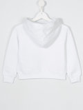 logo print hoodie 