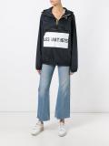 logo print jacket 