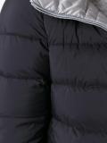 hooded quilted coat