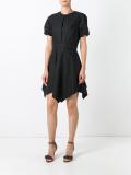 shortsleeved asymmetric dress