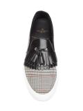 fringed slip-on sneakers