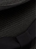 Braid silk trilby hat 