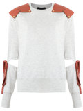 panel sweatshirt