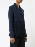 pleated panel blazer 