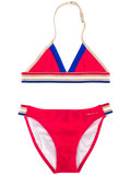 striped bikini