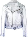 ombré biker jacket