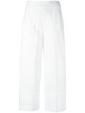 flared cropped trousers