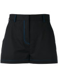 stitched detail shorts