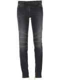 skinny stitched knee jeans