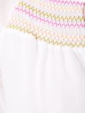 embroidered neck blouse