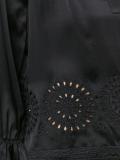 embroidered bell sleeve blouse