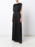 small pleated shift dress