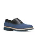 leather trim derby shoes