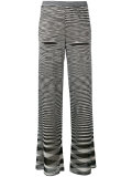 zig-zag pattern flares