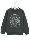 logo print sweatshirt