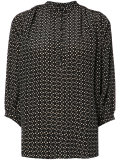round neck loose-fit blouse