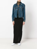 jersey long asymmetric skirt