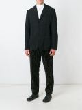 exposed seam blazer