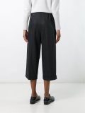tapered cropped trousers