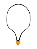 chunky facet pendant necklace
