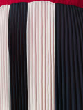 sheer pleated dress